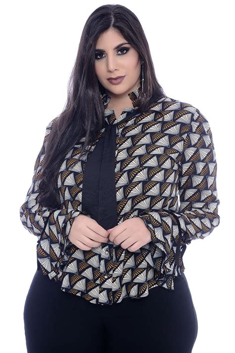 Camisa Plus Size Tnica