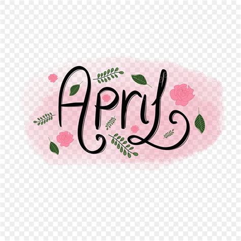Gambar Tulisan Bulan April Png Efek Teks Psd Untuk Unduh Gratis Pngtree