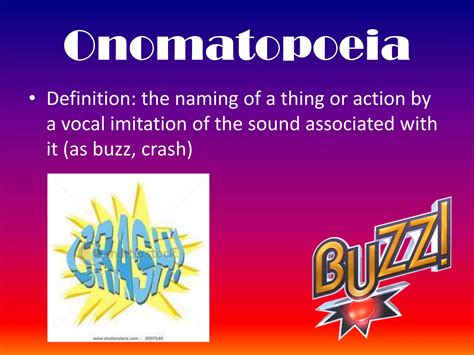 Onomatopoeia Ppt