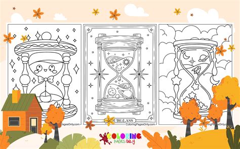 23 Hourglass Coloring Pages