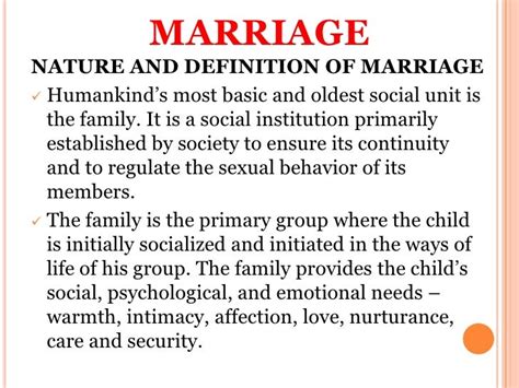 What Is The Sociological Definition Of Marriage