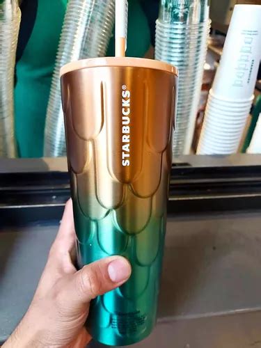 Termo Starbucks Sirena Escamas Edicion Aniversario Acero Env O Gratis