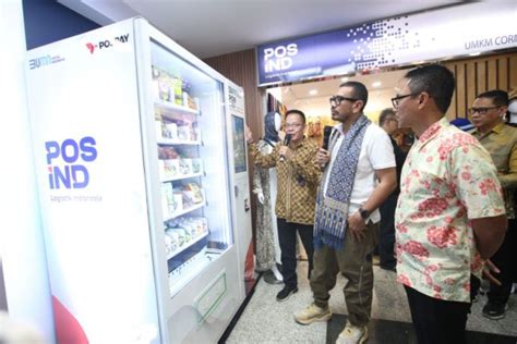 Vending Machine Binaan Posind Cara Perkuat Ekosistem Umkm