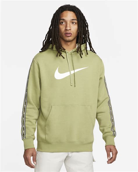 Nike Sportswear Repeat Mens Pullover Fleece Hoodie Nike Si