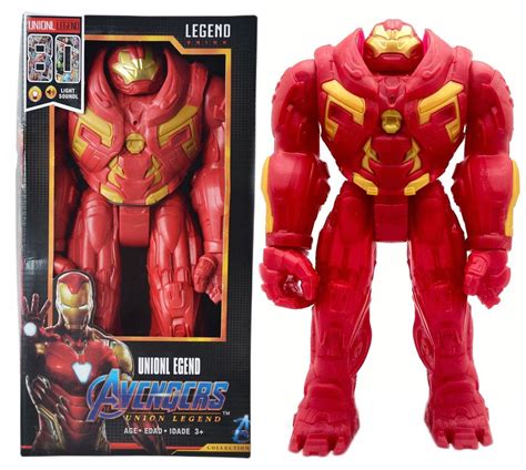 FIGURKA HULK BUSTER AVENGER ŚWIECI DŹWIĘK IRON MAN 11118966710