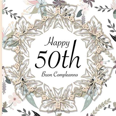 Happy 50th Buon Compleanno 50 Anni I Libro Degli Ospiti Per Il 50