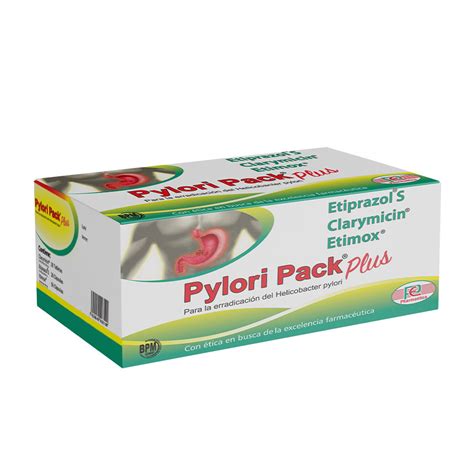 Antibiótico Para H Pylori - PYLORI PACK® PLUS - Pharmaetica