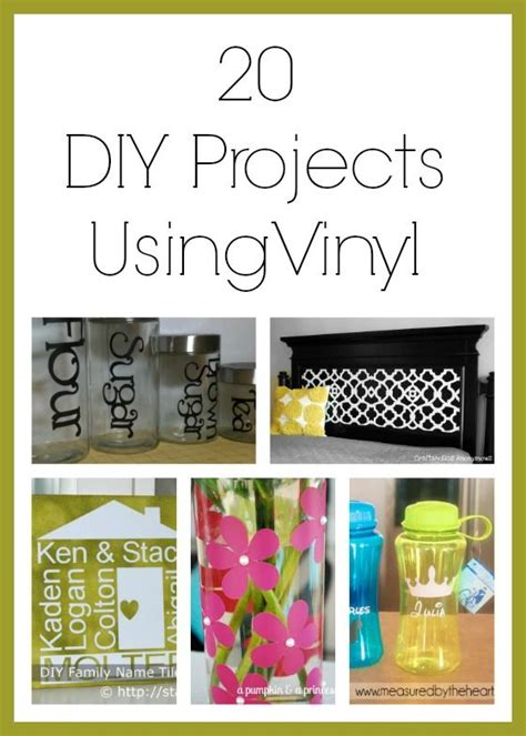 20 Diy Projects Using Vinyl Cricut Projects Vinyl Cricut Crafts