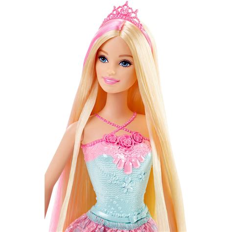Poupée Barbie Princesse chevelure magique Blonde et rose Jeux et jouets Mattel Avenue
