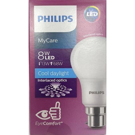 Authentic Shipped From Singapore Philips LED Bulb 6W 8W B22 2 Pin