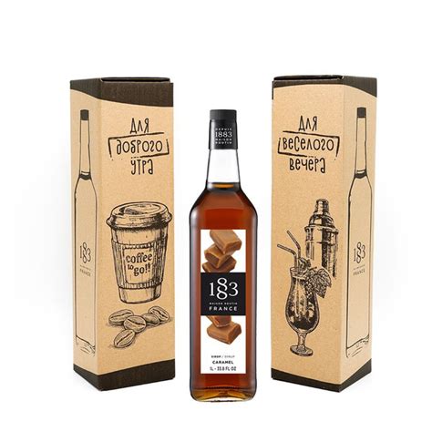 Сироп для кофе и напитков Карамель 1л 1883 Maison Routin в фирменной ...