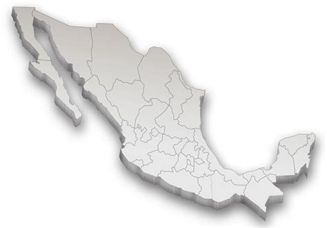 Download Mapa De La Republica Mexicana Png Map Of Mexico Clip Art Png