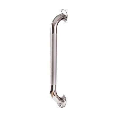 Dmi Institutional In Knurled Grab Bar In Chrome The