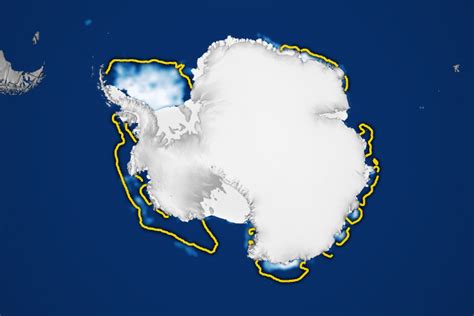 Antarctic Sea Ice Reaches Record Low