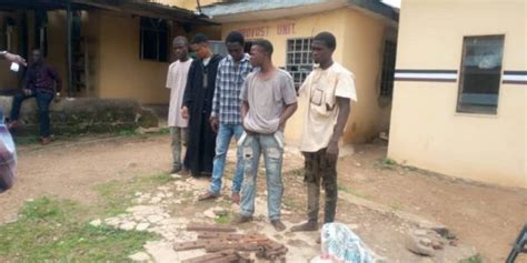 Nscdc Nabs Two Suspected Railway Vandals Three Others In Kwara