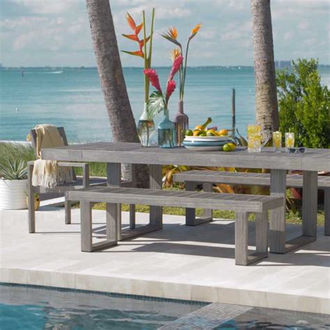 Portside Low Outdoor Coffee Table 31 West Elm