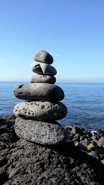 Zen Steine Stapeln Balance Kostenloses Foto Auf Pixabay