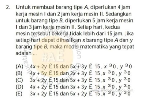 Soal Dan Pembahasan Matematika Dasar Simak Ui New Update