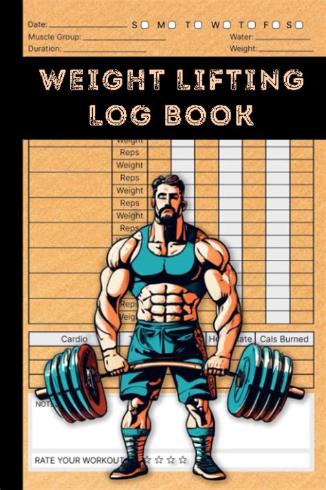 Weight Lifting Log Book Workout And Fitness Record Tracker Journal