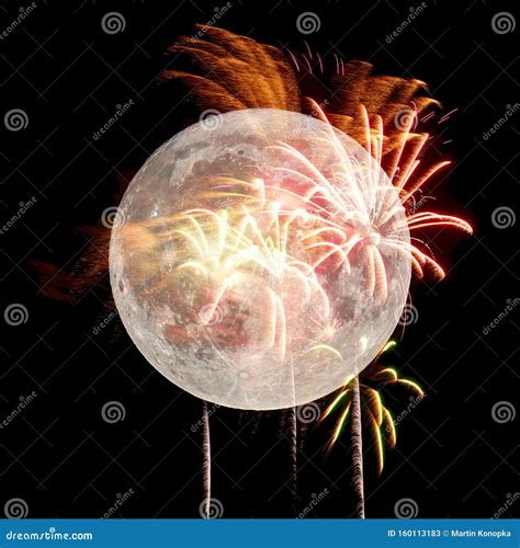 Fireworks stock image. Image of full, blast, pleasure - 160113183