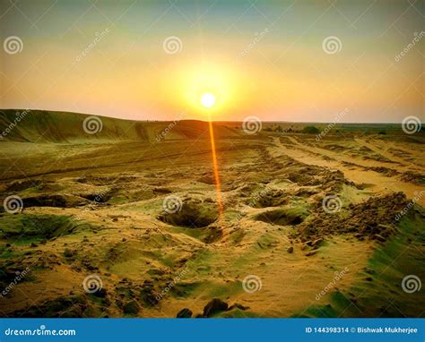 Thar Desert Jaisalmer Rajasthan India Stock Photo Image Of