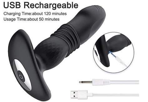 App Remote Thrusting Anal Plug Vibrating Anal Plug Best Sex Toys In