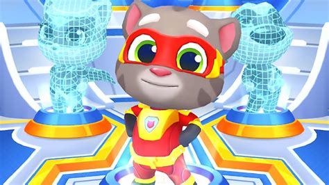 Talking Tom Hero Dash Talking Tom Superhero With Unique Superpowers Youtube