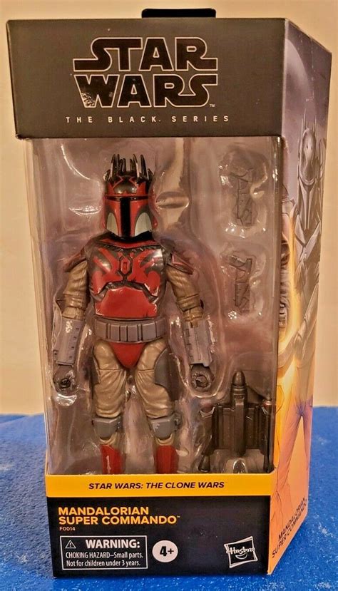 Star Wars Mandalorian Super Commando Inch The Black Series Walmart