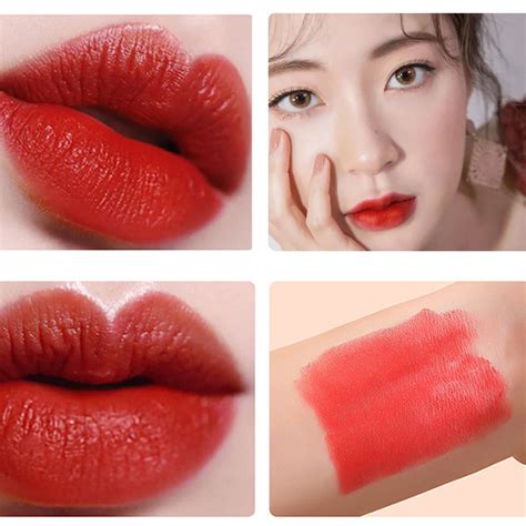 Capebale Pink Nude Lipstick Lasting Lipstick Lips Cosmetic Korean Lip Oil Matte Velvet Long