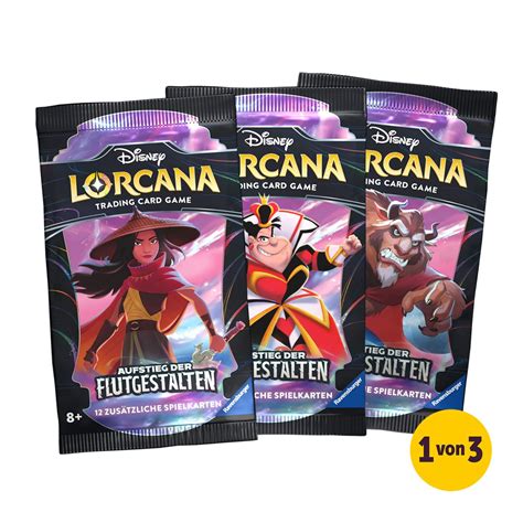 Disney Lorcana Booster L Ascension Des Formes De Mar E Jeu De Cartes