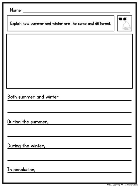 Free Printable Sentence Starters