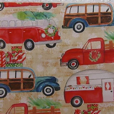 Vw Bus Fabric Etsy