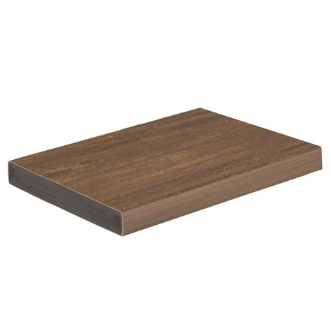 Timbertech Azek Vintage Wide Width English Walnut Square Pvc Deck Board