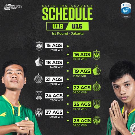 PSS DEVELOPMENT CENTER On Twitter Jadwal Pertandingan Putaran Pertama