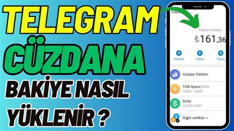 TELEGRAM CÜZDAN PARA NASIL YÜKLENİR TELEGRAM CÜZDANA TON USDT NOTCOİN