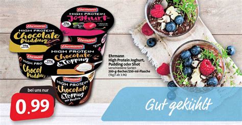 Ehrmann High Protein Joghurt Pudding Oder Shot Angebot Bei Markant