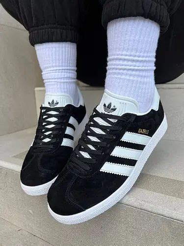 Adidas Gazelle Og Shoes Summer Aesthetic Outfits Adidas Gazelle Black Adidas Gazelle