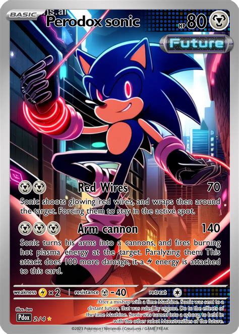 Perodox Sonic Card By Skymemes On Deviantart