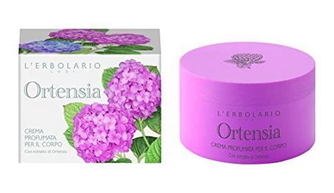 L Erbolario Hydrangea Perfumed Body Cream Feminine Fragrance Elasticizing And Replenishing