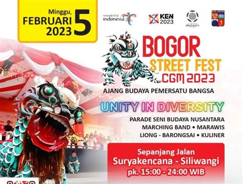 Nonton Barongsai Hingga Kulineran Di Bogor Street Festival Cap Go Meh