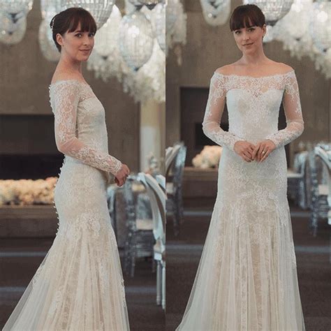 The Iconic Anastasia Steele's Wedding Dress From Fifty Shades Freed