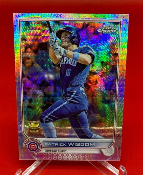 2022 Topps Chrome Base Prism Refractor 198 Patrick Wisdom Chicago