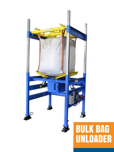 Bulk Bag Unloader Unloading Station 2500 4000 Lb Capacity