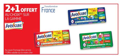 Promo Apéricube chez Auchan iCatalogue fr