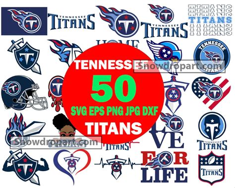 Tennessee Titans Svg Bundle Tennessee Titans Svg Snowdrop Art