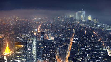 High Rise Building Skyline City Sky Nature New York City Hd