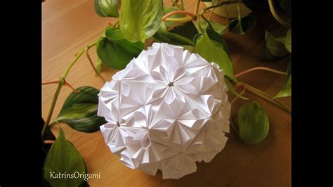 Origami Loop Kusudama Youtube