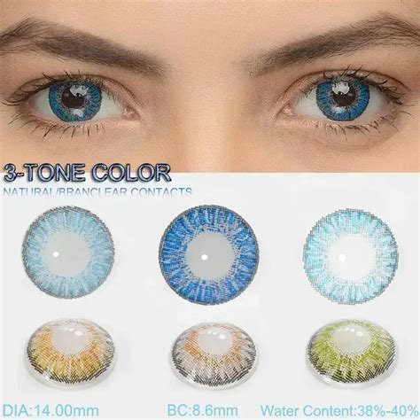 Blue Colored Contact Lenses Branclear Colored Contacts Official