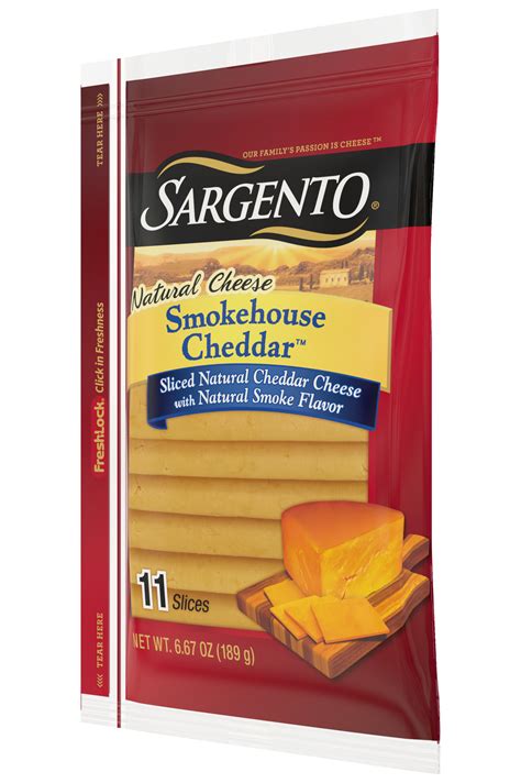 Sargento® Sliced Smokehouse Cheddar™ Natural Cheese 11 Slices