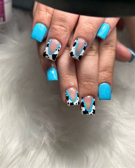 33 Best Cow Print French Tip Nails That Are Taking Over Nail Designs